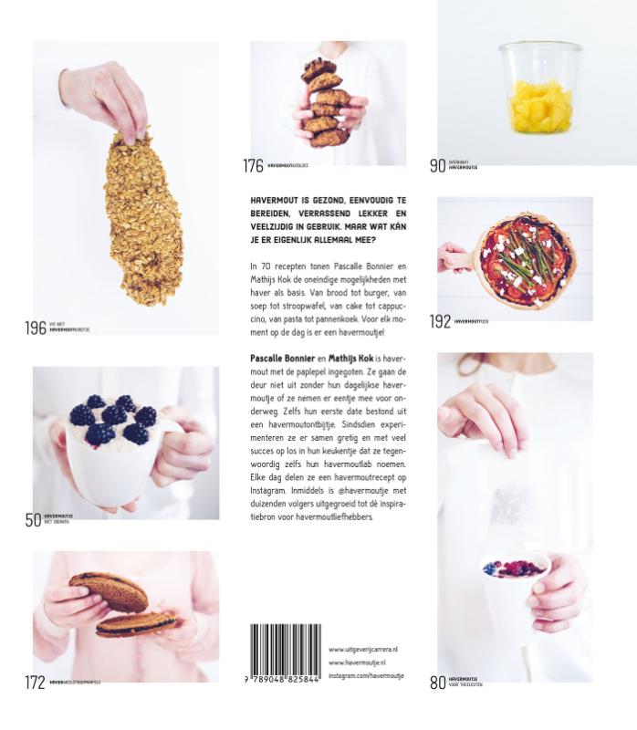 Havermoutje / Carrera culinair Havermoutje / Carrera culinair achterkant