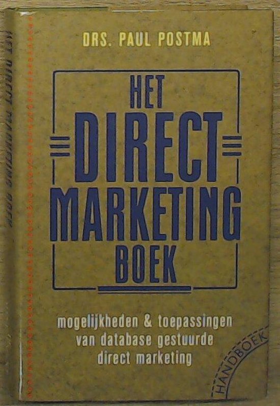 Direct marketing boek