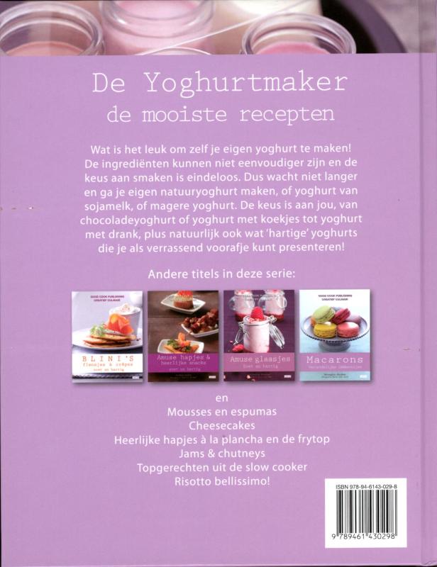 De Yoghurtmaker achterkant