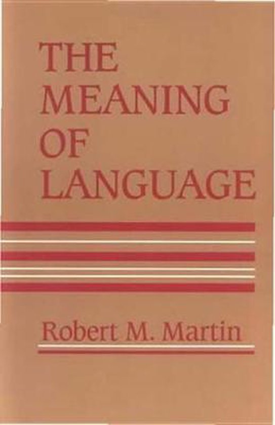 The Meaning Of Language