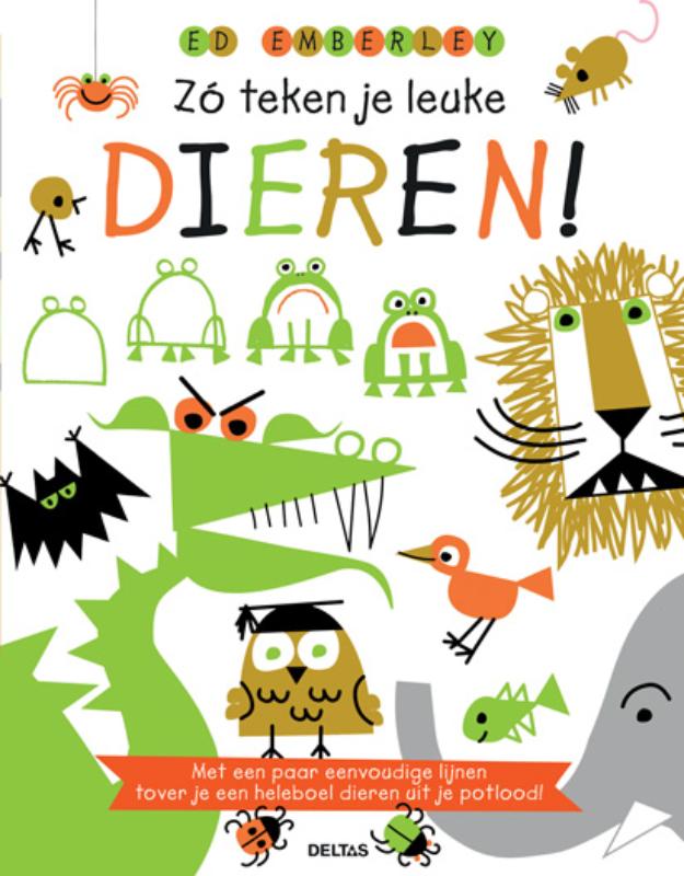 Ed Emberley Zo Teken Je Leuke Dieren! thumbnail