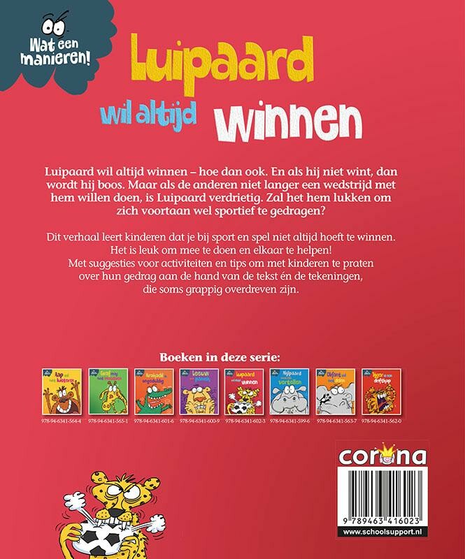 Luipaard wil altijd winnen / Wat een manieren! achterkant