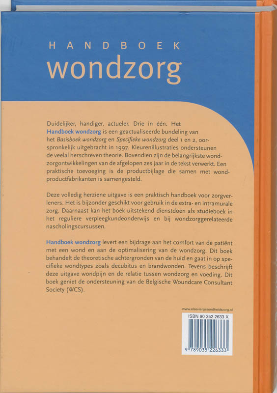 Handboek Wondzorg achterkant