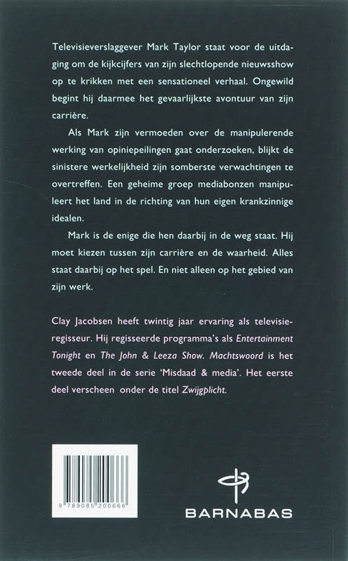 Machtswoord / Misdaad en media achterkant