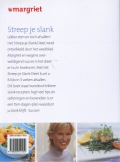 Streep je slank / Margriet makkelijk achterkant