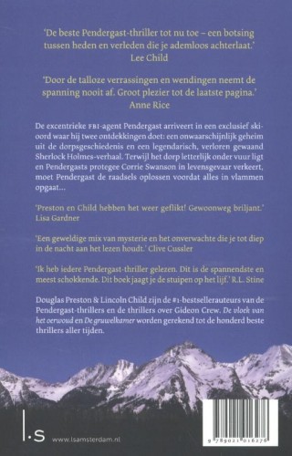 Wit vuur / Pendergast / 13 achterkant
