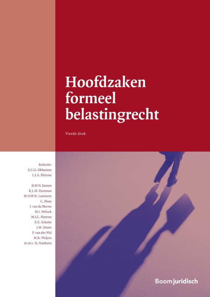 Boom fiscale studieboeken  -   Hoofdzaken formeel belastingrecht