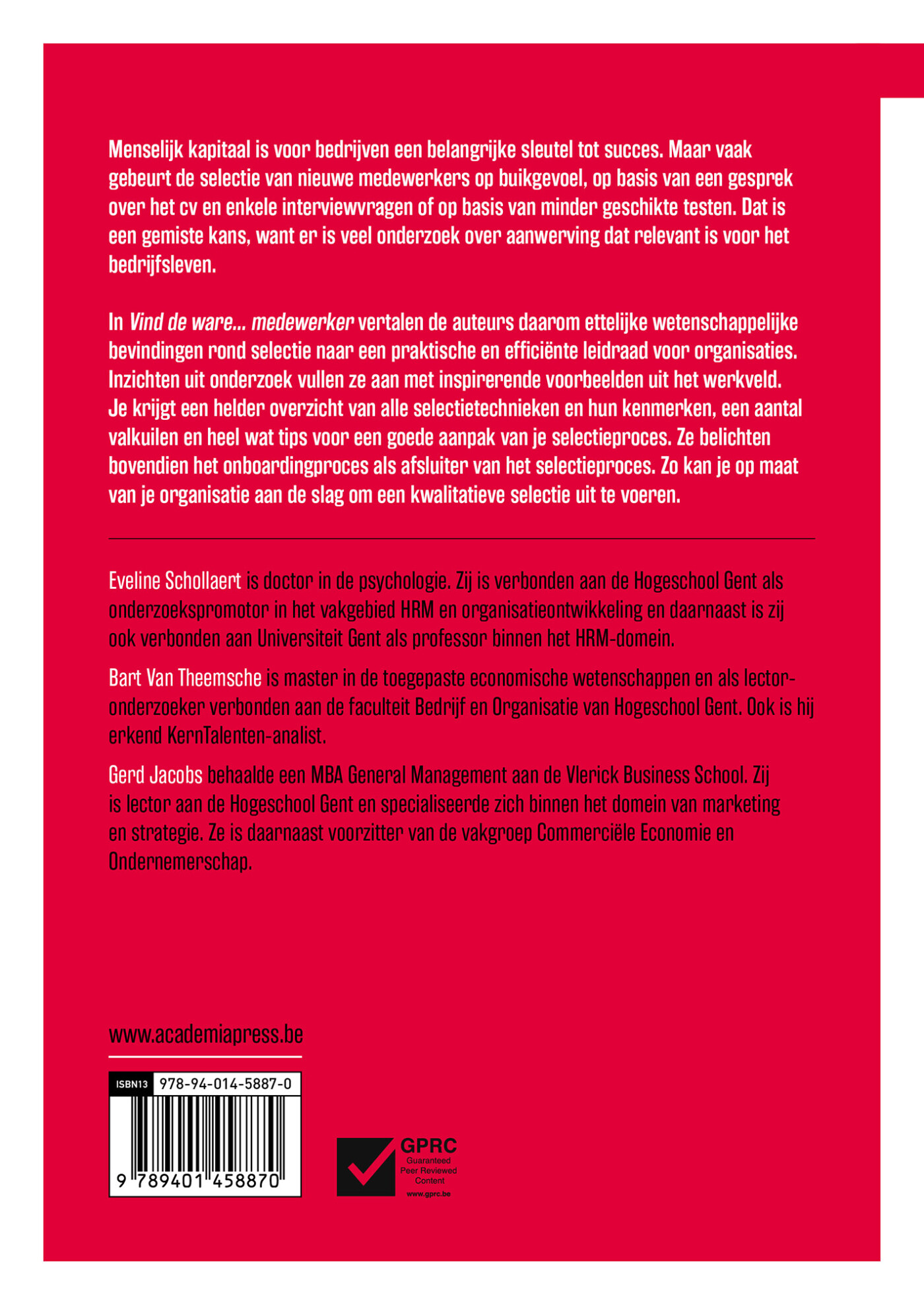 Vind de ware... medewerker achterkant