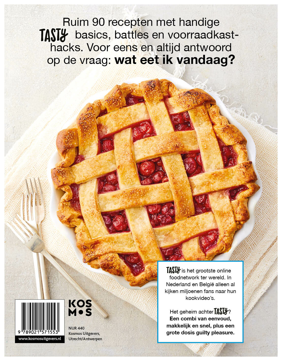 Tasty kookboek achterkant
