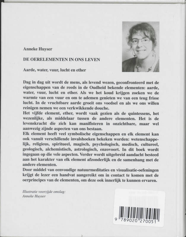 De oerelementen in ons leven / New age achterkant