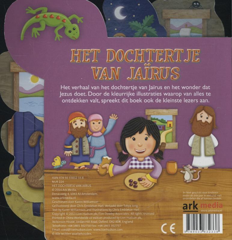 Het dochtertje van Jairus achterkant