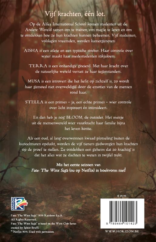 Fate: The Winx Saga / Fate: The Winx Saga achterkant