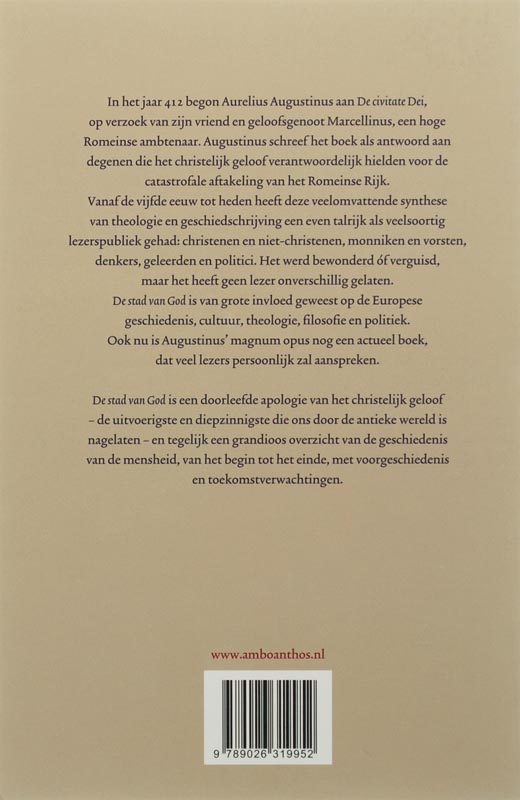 De stad van God achterkant