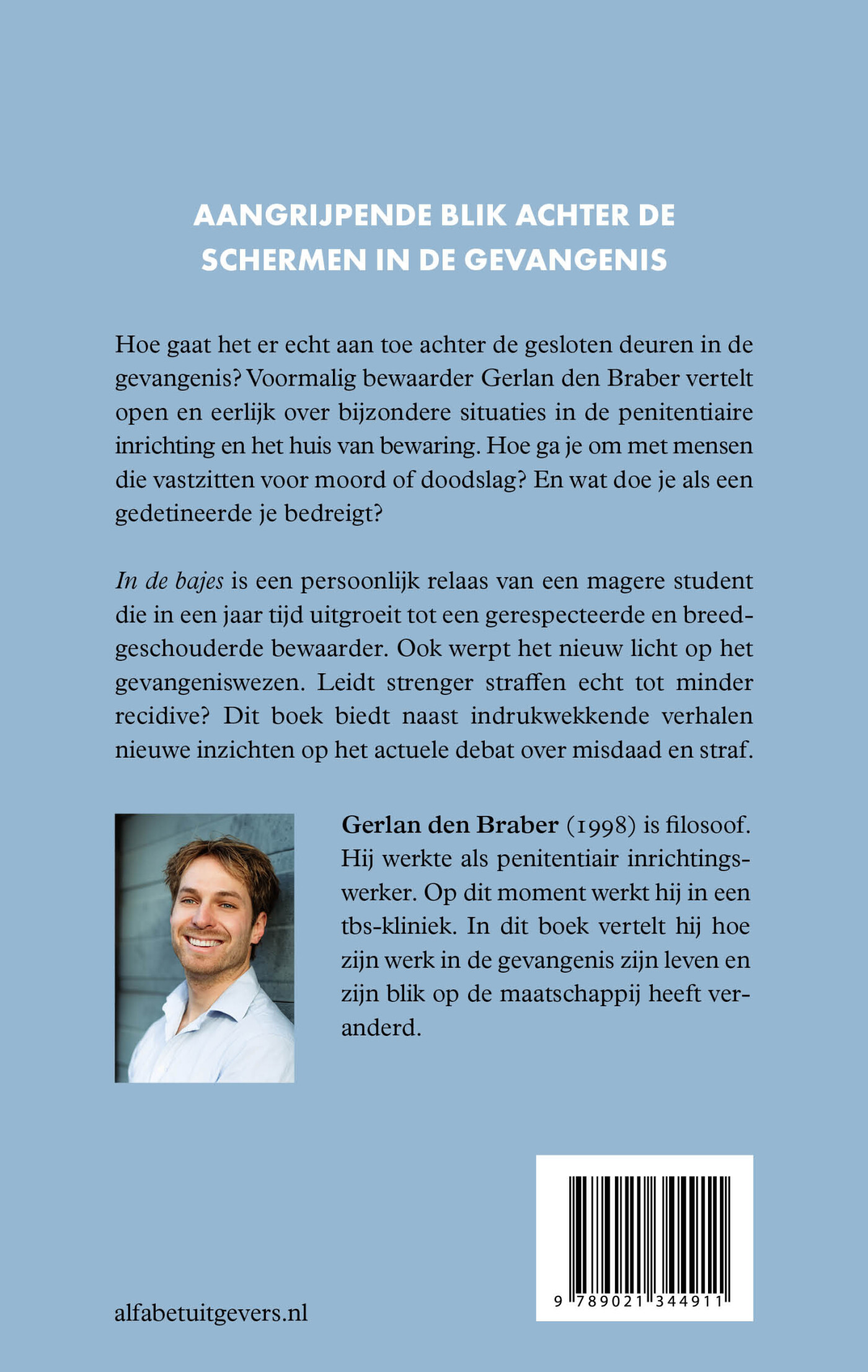 In de bajes achterkant