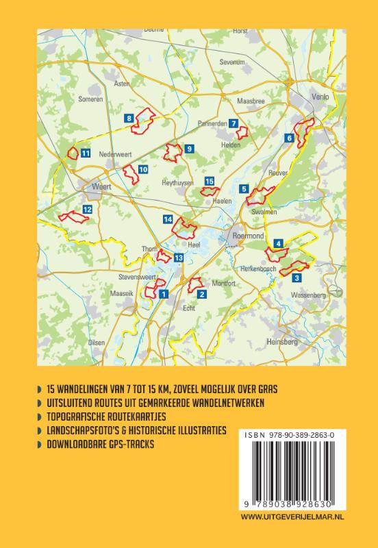 Hart van Limburg / De mooiste netwerkwandelingen achterkant