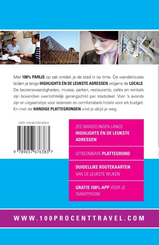 100% Parijs / 100% stedengidsen achterkant