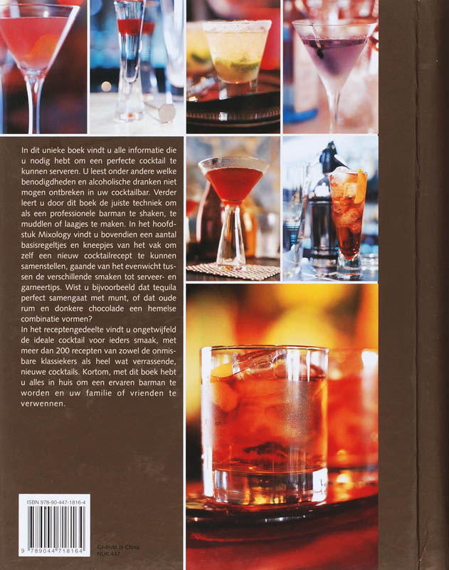 Compleet Handboek Klassieke En Trendy Cocktails achterkant