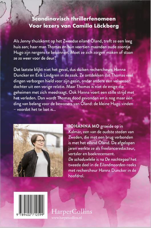 De schaduwlelie / De Eilandmoorden / 2 achterkant