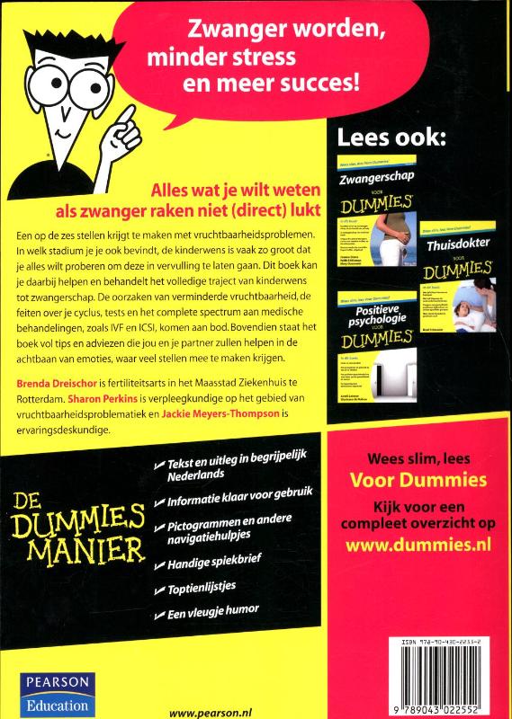 Vruchtbaarheid voor Dummies / Voor Dummies achterkant