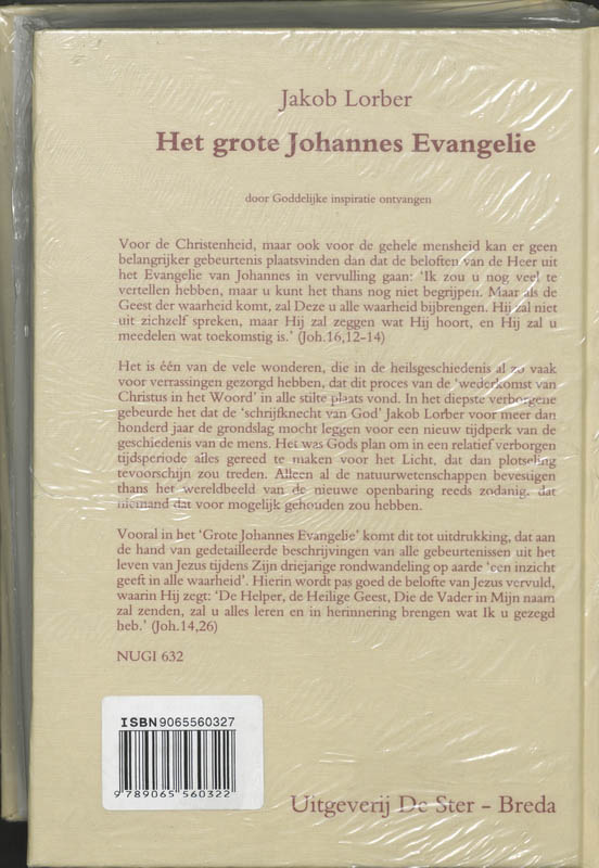 Het grote Johannes evangelie 6 achterkant