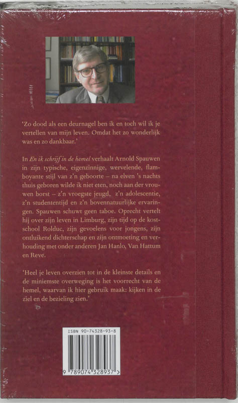 En Ik Schrijf In De Hemel achterkant