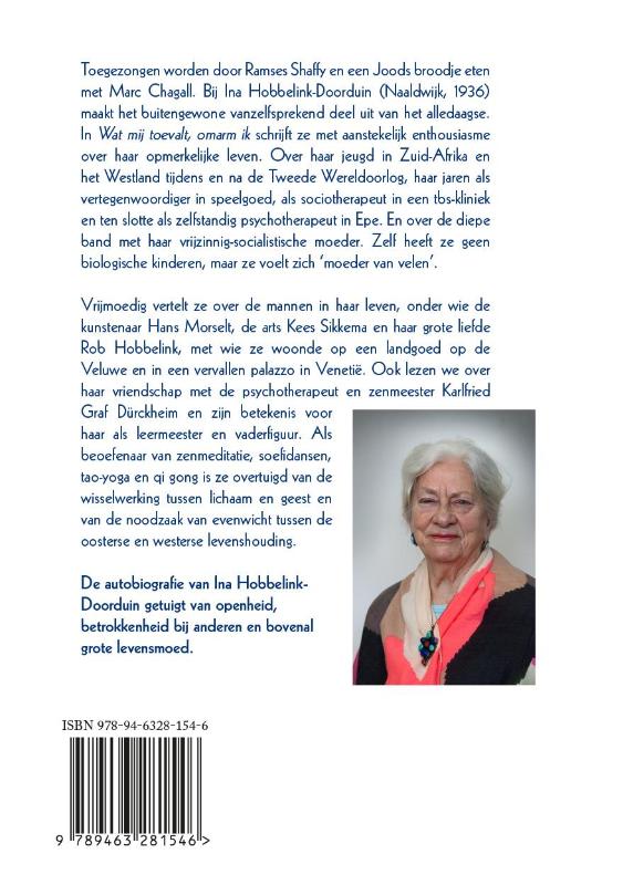 Wat mij toevalt, omarm ik achterkant