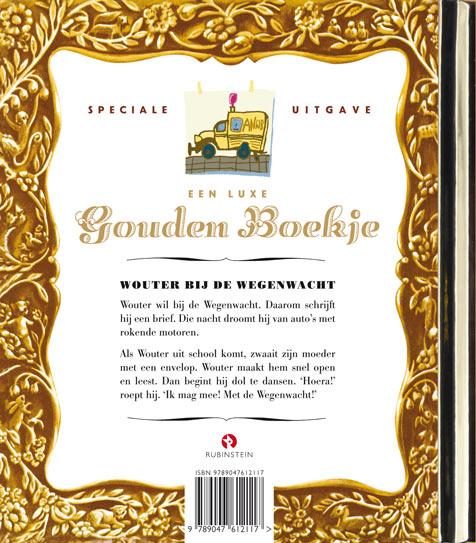 Wouter bij de wegenwacht / Gouden Boekjes achterkant