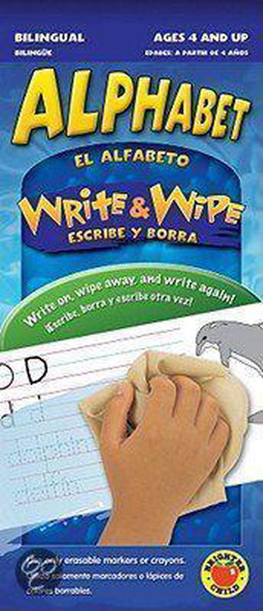 Write & Wipe Alphabet/Escribe y Borra El Alfabeto