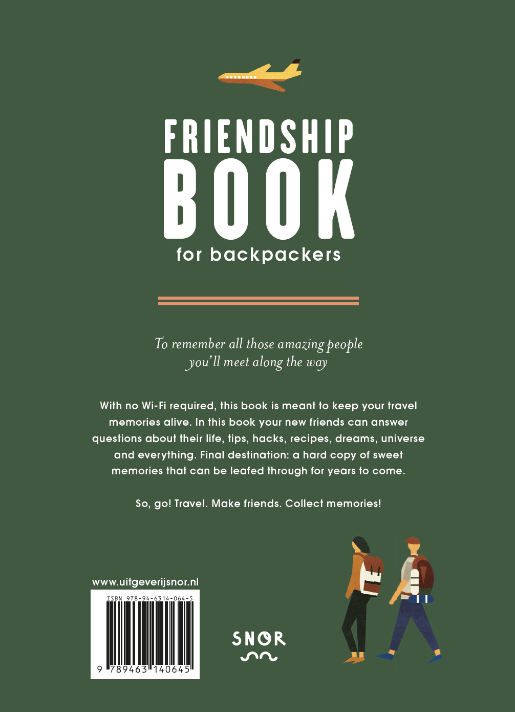 Friendship Book for Backpackers achterkant
