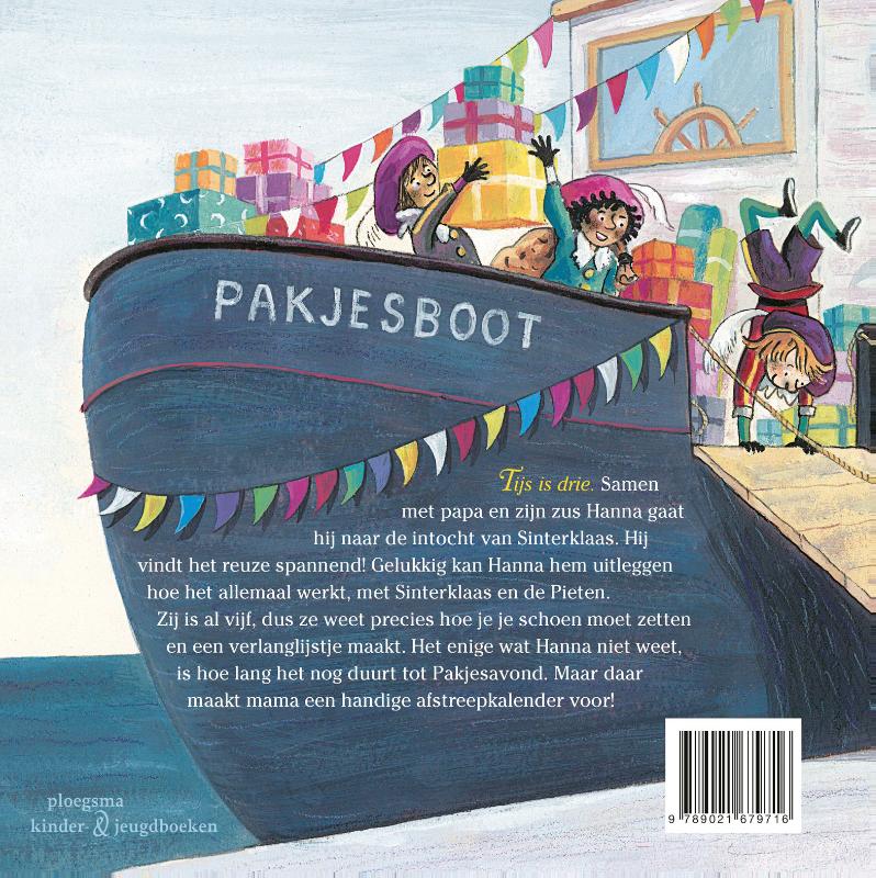 Daar is Sinterklaas! / Ploegsma kinder- & jeugdboeken achterkant