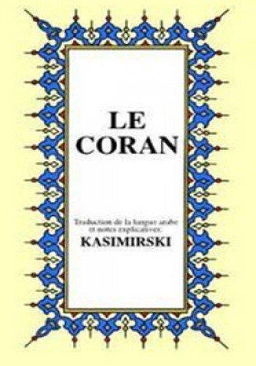 Le Coran kücük Boy; fransizca Kuran-i Kerim Meali