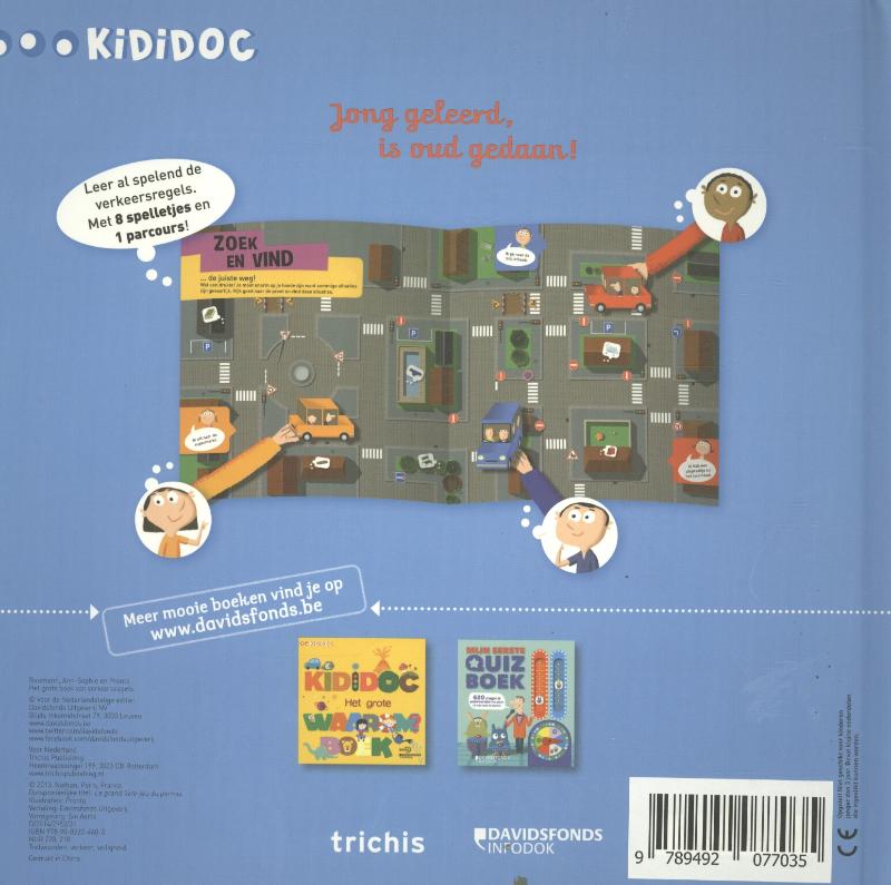 Het grote boek van verkeersregels / Kididoc achterkant