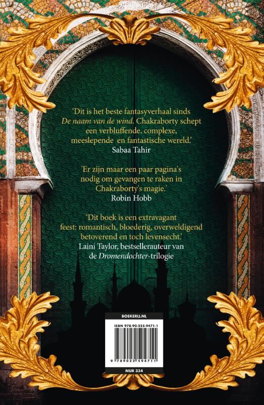 De koperen koning / Daevabad / 2 achterkant