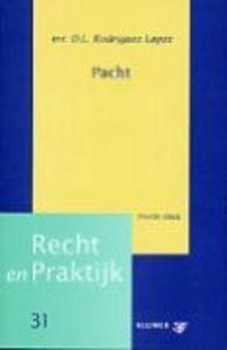 Pacht / Recht en praktijk / 31