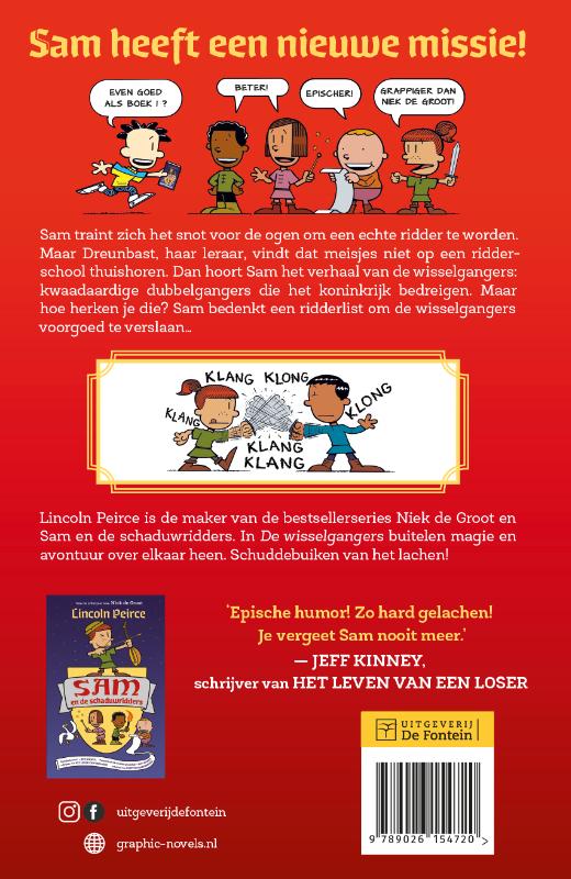 De wisselgangers / Sam en de schaduwridders / 2 achterkant