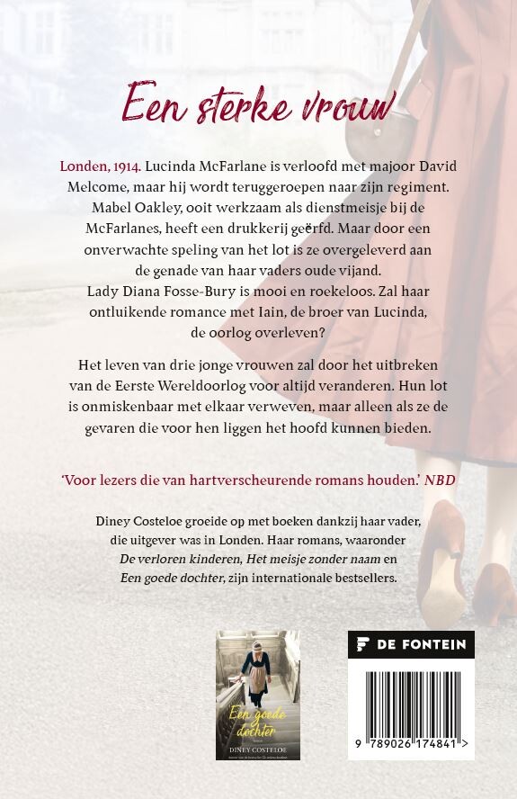 Een sterke vrouw achterkant