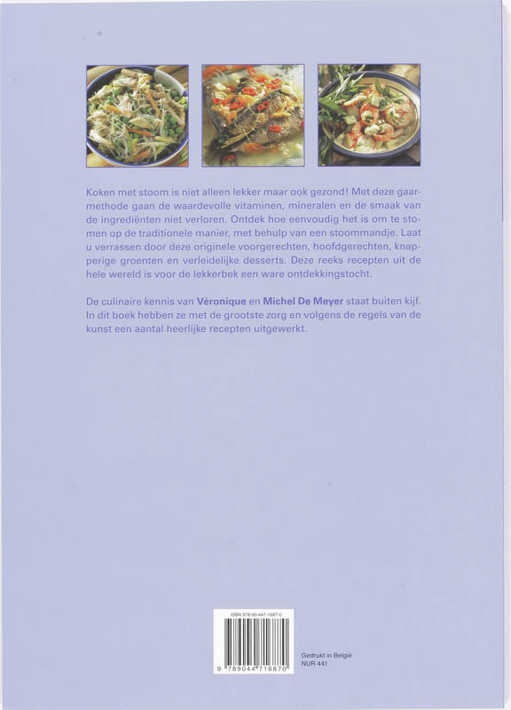 Smakelijk koken! Stoomkoken Smakelijk Koken / Stoomkoken achterkant