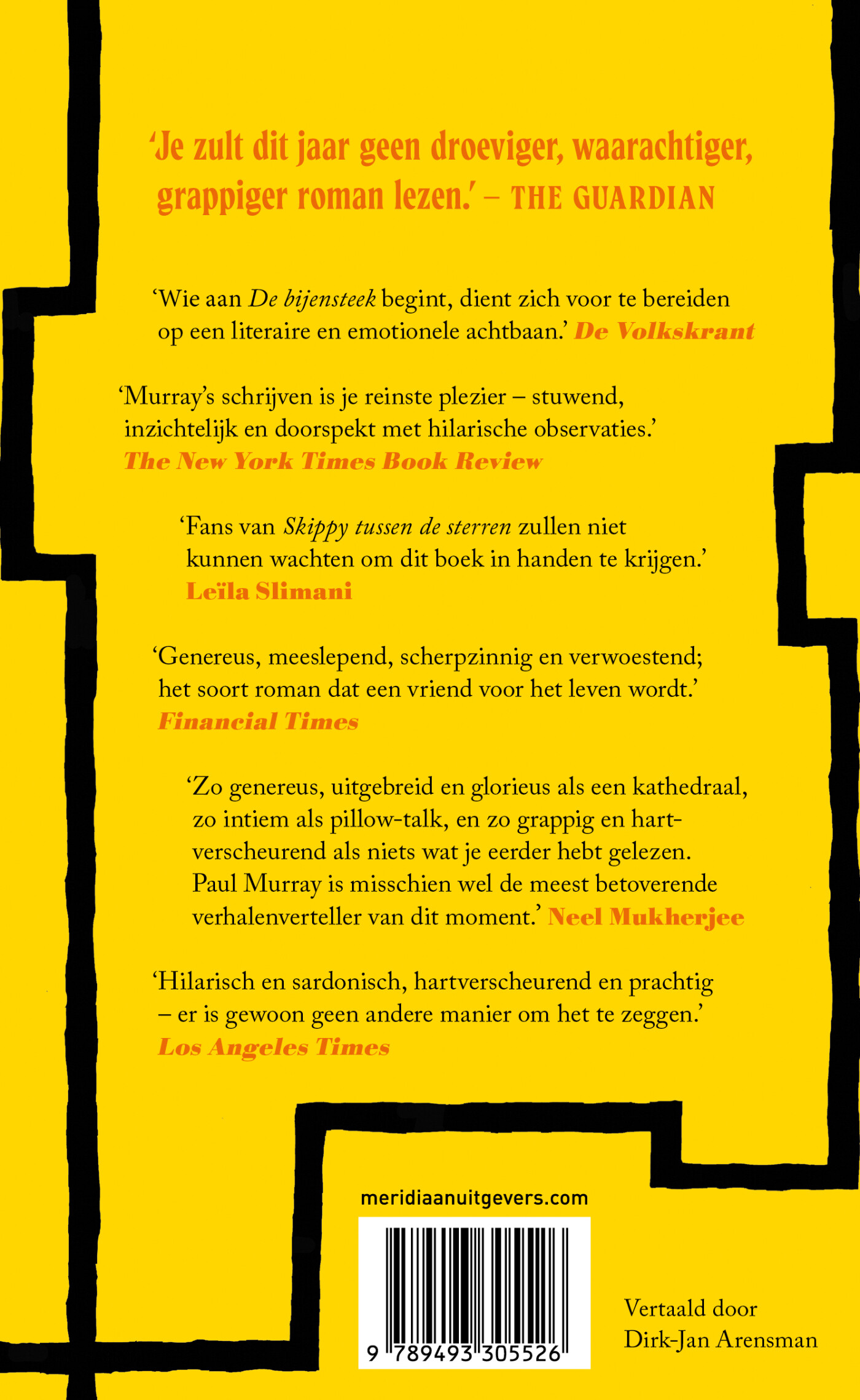 De bijensteek achterkant