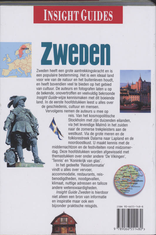 Zweden / Insight guides achterkant