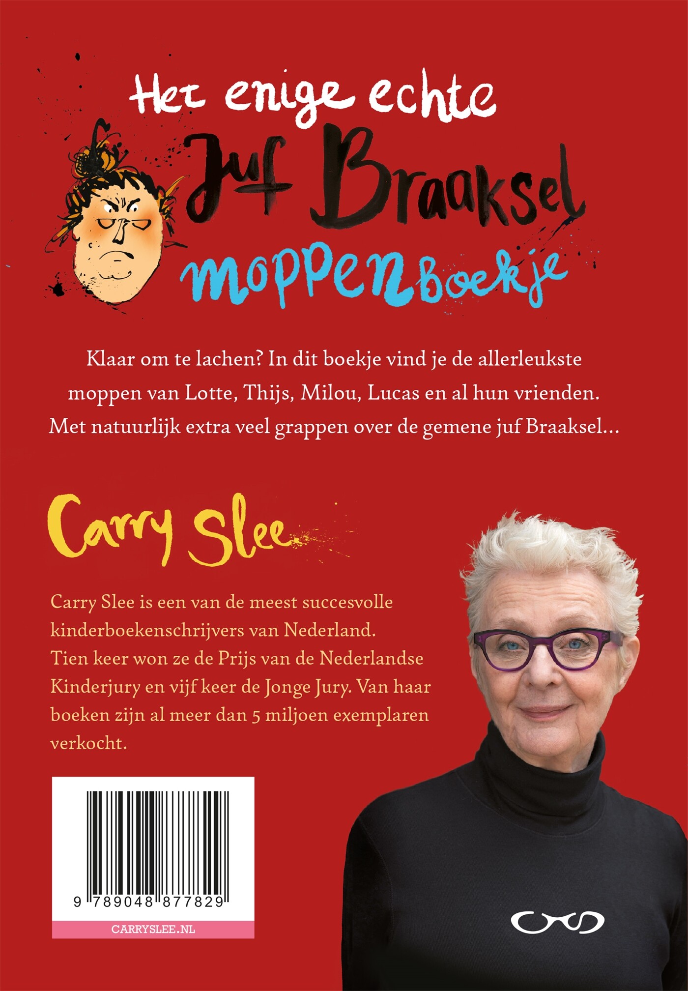 Juf Braaksel moppenboekje achterkant