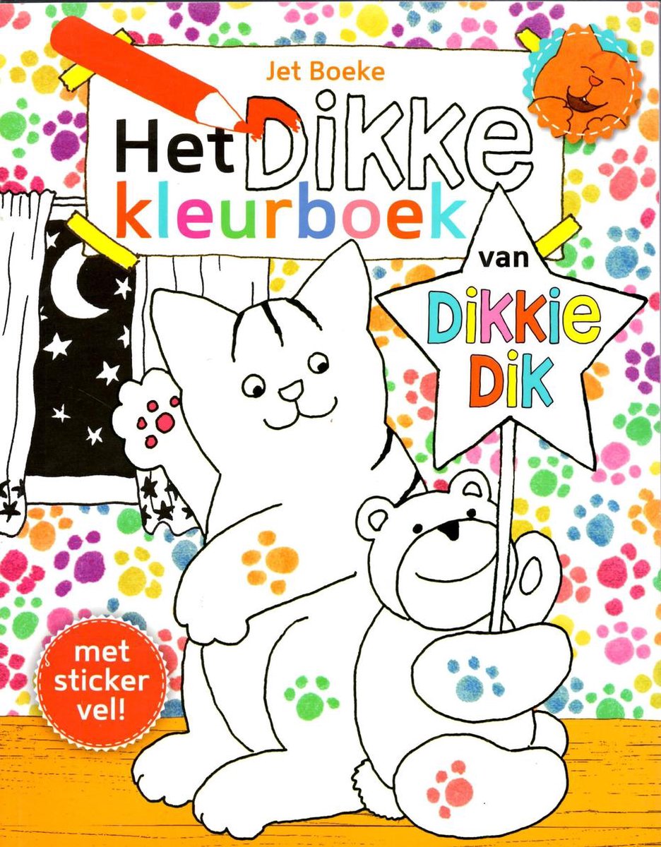 Het Dikke kleurboek van Dikkie Dik