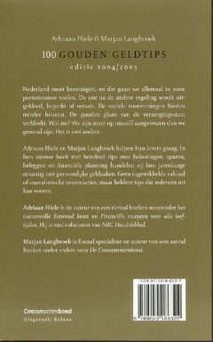 100 Gouden Geld tips 2004/2005 achterkant