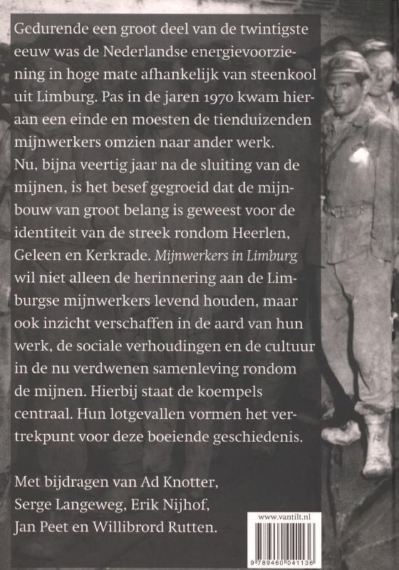 Mijnwerkers in Limburg Mijnwerkers in Limburg achterkant