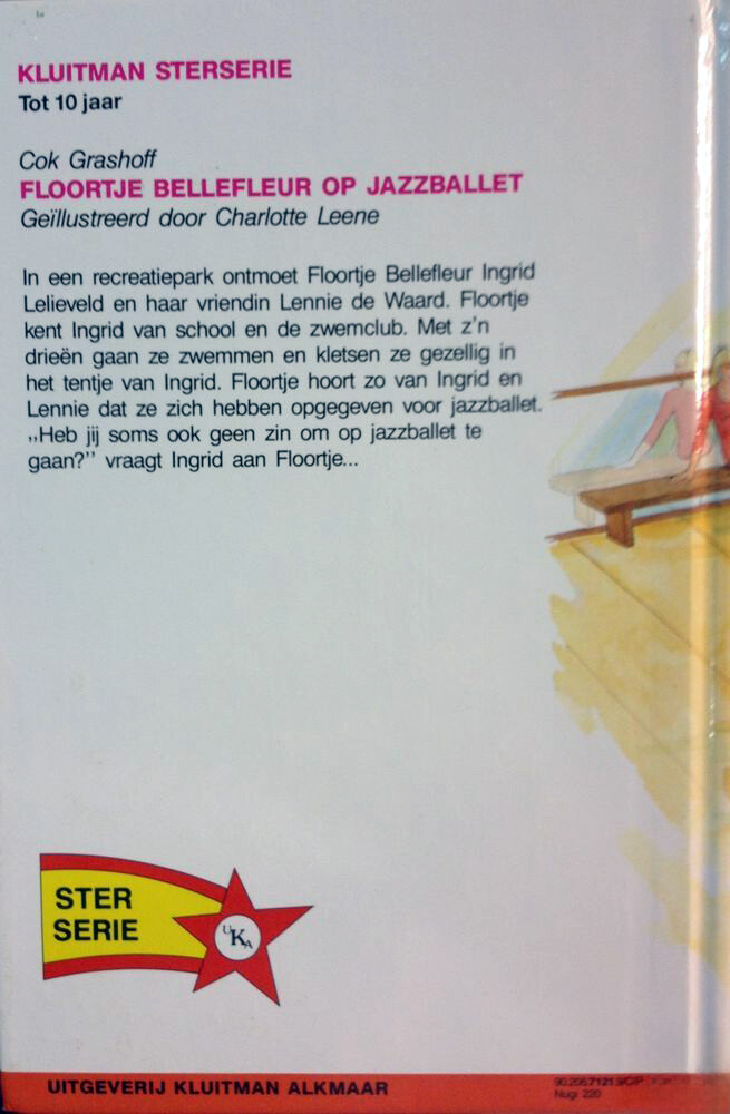 Floortje Bellefleur op jazzballet / Kluitman sterserie / 31 achterkant