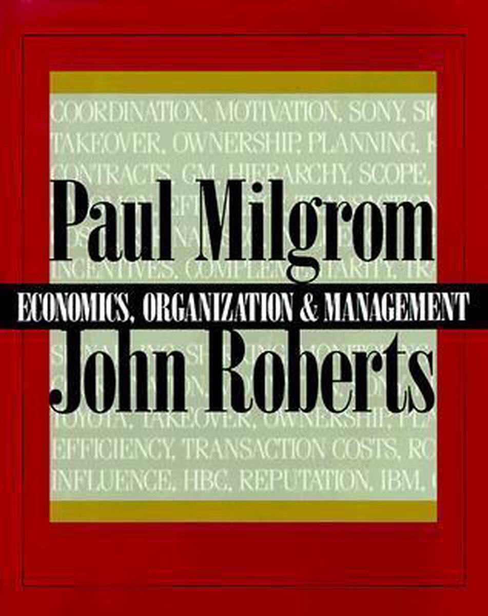 Economics Organization & Management