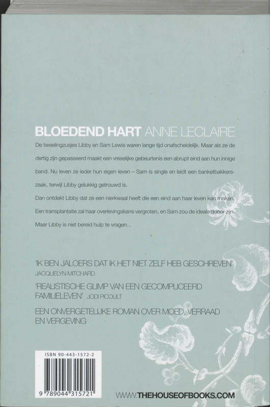 Bloedend Hart Bloedend Hart achterkant