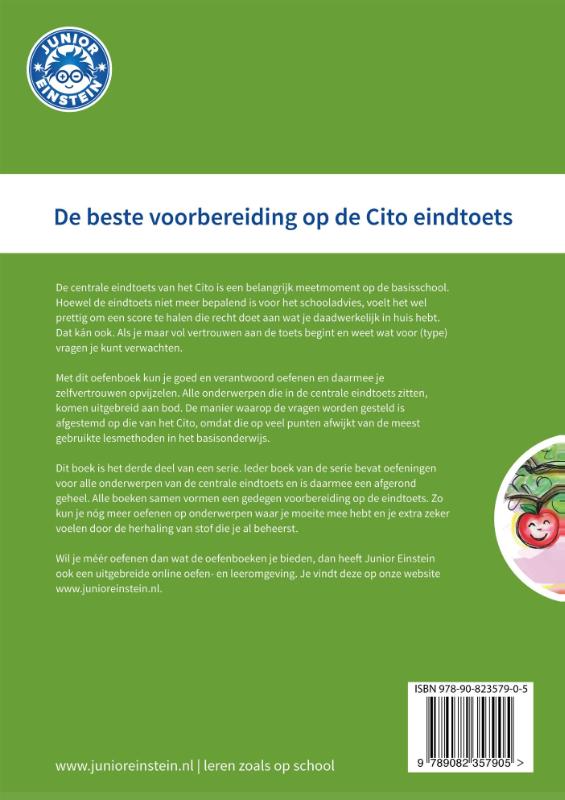 Citotoets oefenboek / 1; Gemengde opgaven; Groep 8 achterkant