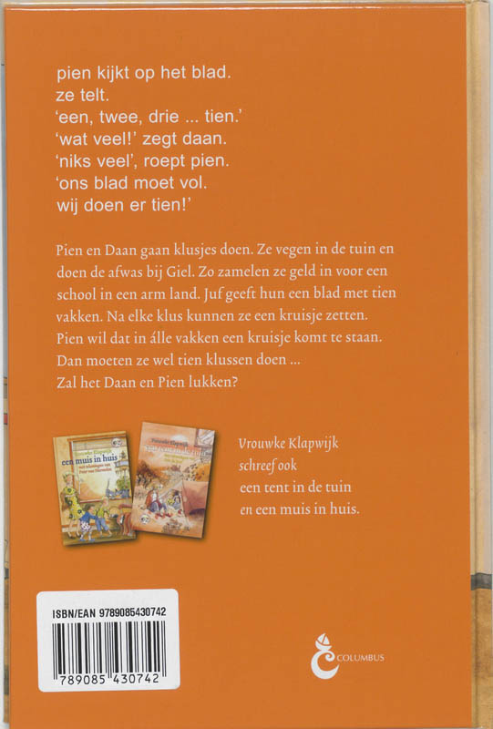 10 VAN PIEN, DE achterkant