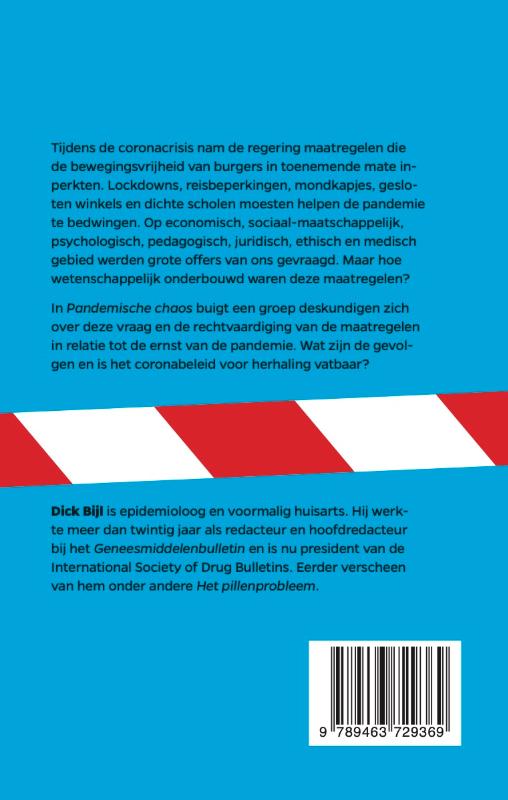 Pandemische chaos Pandemische chaos achterkant