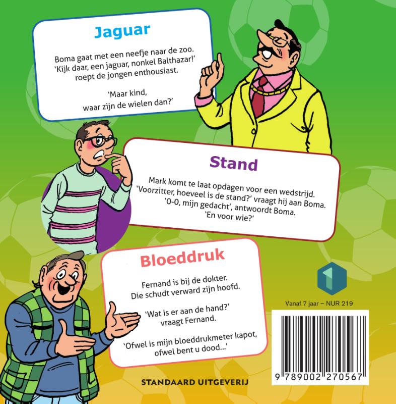 Knettergek moppenboek / F.C. De Kampioenen achterkant